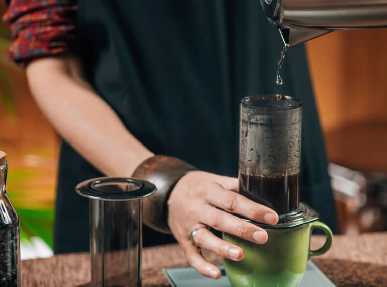 Barista Brewing Air Press Coffee